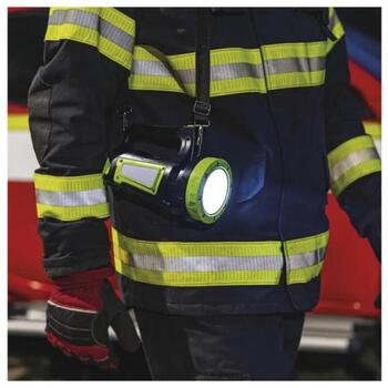 Emos Перезаряжаемый LED Фонарь P2316, 850 lm, 8000 mAh, 688 g, 6 h зарядка, 7 режимов, LCD индикатор, USB C (P2316)