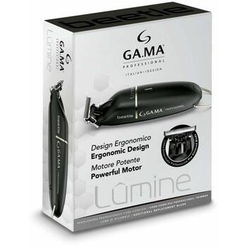 Ga.Ma Bārdas trimmeris PM6502, 2/3/3,5mm, 3 uzgaļi, 90min, 1,5h lādēšana, Pro Sintered asmens, cilpa pakāršanai (PM6502)