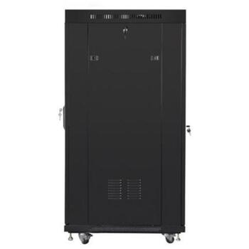 Lanberg RACK шкаф FF01-8037-12BL, 800mm, 860mm, 1876mm, 37U, 800kg, IP20, LCD дисплей, 4 вентилятора (FF01-8037-12BL)