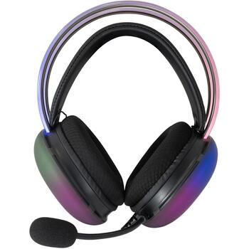 White Shark Провода игровые наушники FIREFLY-B, 250g, 20-20000Hz, 117dB, 2x3.5mm, USB, 50mm, RGB подсветка (FIREFLY-B)