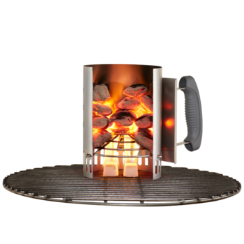 Ogļu iekurināšanas starteris Rapidfire chimney starter, small 7447 WEBER (7447)
