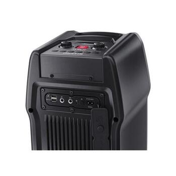 Sharp Партийная колонка PS-931, 180 Вт, водонепроницаемая, Bluetooth, беспроводное соединение, портативная, черная (PS-931)