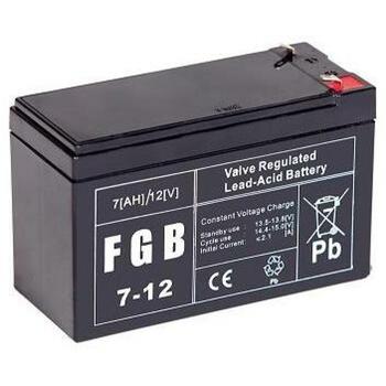 Emu Аккумулятор FGB7-12 12V 7Ah VRLA AGM, 1.95кг, 65мм x 151мм x 99мм, 82.5A, 0-40°C, -15-40°C (FGB7-12)