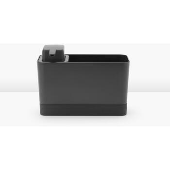 Brabantia органайзер для кухонных принадлежностей с дозатором для мыла 302602, 250мл, тёмно-серый (302602)