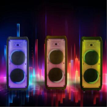 Manta Караоке колонка SPK1202B250, 350W, 40-15000Hz, Bluetooth 5.0, 10ч работы аккумулятора (SPK1202B250)