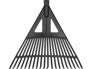 Flo lapu grābeklis 35790, 435mm, 20 zobi, vēdekļa tips, plastmasa, melns (35790)