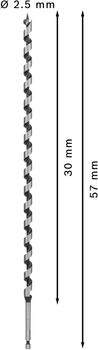 Spirālveida urbis kokam 12,0x450,0 mm,1 gab., Urbjmašīnām/skrūvgriežiem, triecienurbjmašīnām/triecienskrūvgriežiem PRO WOOD SPIRĀLURBIS, 2608597642, BOSCH (2608597642)