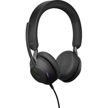Jabra Evolve2 40 SE (black, MS version, stereo, USB-A and USB-C) (24189-999-799)