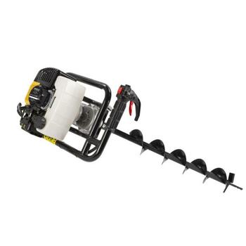 Powerplus бур для почвы 52cc POWXG50552, 52cc, 2л.с., 1.4кВт, 1.2л, 800мм, 100мм, 40:1, с заземлением, удобная ручка (POWXG50552)