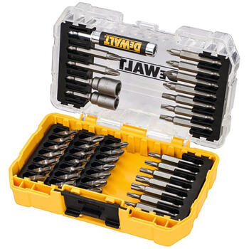 Dewalt набор бит для отвертки DT70705-QZ, 40 шт, 25мм, 50мм, Torx, Phillips, Pozi, шлиц, 8мм, 10мм, магнитный держатель, TSTAK (DT70705-QZ)