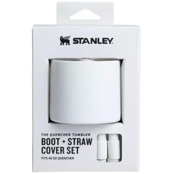 Stanley Защитный чехол и крышка для соломинки комплект 2812477067 1,18L, белый, силикон, можно мыть в посудомоечной машине (2812477067)