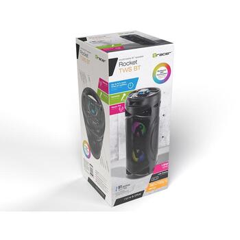 Tracer Динамик TRAGLO46925, 16W, Bluetooth 5.0, FM, RGB LED, 8ч работы от аккумулятора, микрофон (TRAGLO46925)