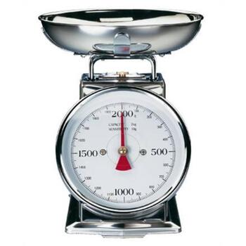 Gastroback Кухонные весы 30102, 2 кг, Нержавеющая сталь, 140 x 250 x 210 мм, Диаметр чаши: 200 мм (30102)