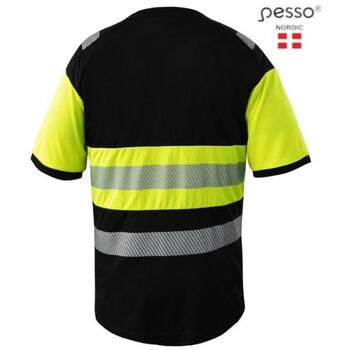 Pesso Hi-Vis Футболка Hvmj HVM_J-3XL, 3XL, 100% полиэстер, 170 г/м², светоотражающие полосы (HVM_J-3XL)