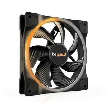 Be Quiet Datora korpuss ventilators Light Wings BL074, 140mm, 95.14m³/h, 1500RPM, 23.3dB, 4-pin, Multi LED (BL074)