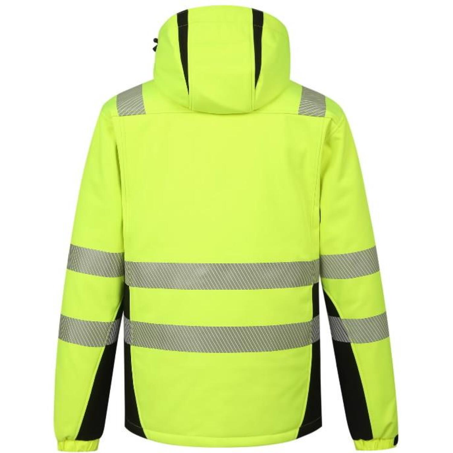 Pesso Hi-vis зимняя куртка Calgary CALGARY_G-5XL&PESSO, CL2, 5XL, 10000мм, Softshell, PU мембрана, светоотражающие элементы (CALGARY_G-5XL&PESSO)