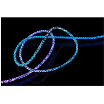 Fixed Lādēšanas kabelis USB-C/USB-C, FIXDLED-CC-RA, 60W, RGB apgaismojums, 1.2m (FIXDLED-CC-RA)