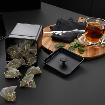 Salter Набор контейнеров BW124571EU7, 1,6л, углеродная сталь, черный, 15x12x12см, легкая очистка (BW124571EU7)