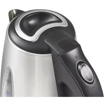 Beper Чайник BB.002, 1L, 1630W, нержавеющая сталь/черный, скрытый нагревательный элемент, 360° поворот (BB.002)