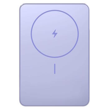 Сверхтонкий внешний аккумулятор с магнитной фиксацией 22.5 W 5000 mAh 24 pin USB-C 103×67×12 mm фиолетовый BHR08PNGL Xiaomi (BHR08PNGL)