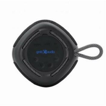 Gembird Портативная колонка SPK-BT-LED-03-BK, 1xUSB-C, Bluetooth, компактный портативный дизайн с RGB LED подсветкой (SPK-BT-LED-03-BK)