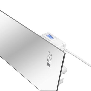 Infrasarkanais spoguļa sildītājs vannas istabai ar WiFi vadību sienas 400W IP24 Sani 400 Mirror Eurom (350418)