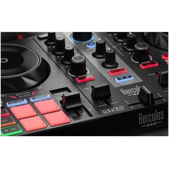 Hercules DJ обучающий комплект MK2 4780949, 2-канальный, USB подключение, колонки, выход для наушников (4780949)