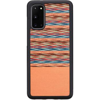 Man&Wood чехол M6542B, 6.2, совместим с Samsung Galaxy S20, дерево, поликарбонат, с изображением (M6542B)