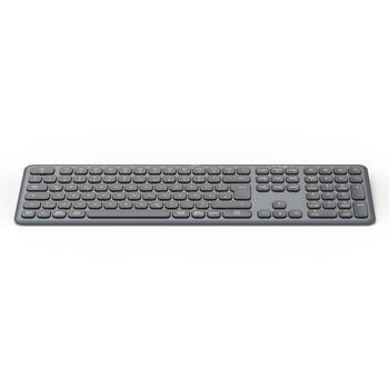 Hama беспроводной комплект клавиатуры и мыши U8173065, USB, 10 м, 800-1600 dpi, батарейки AAA, серый, черный (U8173065)
