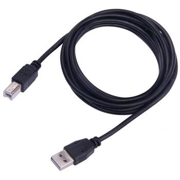 Sbox USB A-B M/M 5m USB-1015, 5m, 480 Mbit/s, черный, совместим с ПК и Mac (USB-1015)