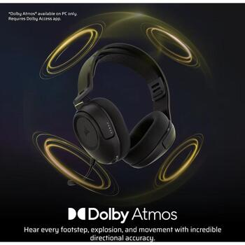 Corsair Gaming Headset | HS35 v3 | Bluetooth | Over-Ear | Microphone | Carbon | Wireless (CA-9011401-WW)