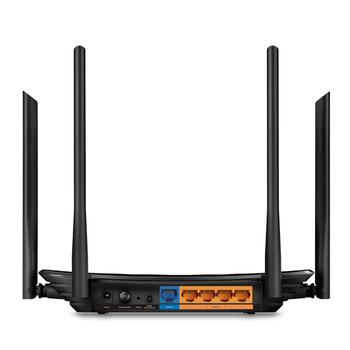 TP-Link Archer C6 maršrutētājs, AC1200, Wi-Fi 5, 867+300 Mbps, 1 WAN+4 LAN Gigabit, 4 antenas, MU-MIMO, Beamforming (ARCHERC6)