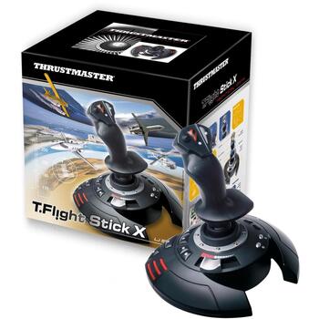Thrustmaster Joysticks T-Flight Stick X 4160526, vadu, USB, 12 pogas, 4 asis, PC, PlayStation 3 (4160526)