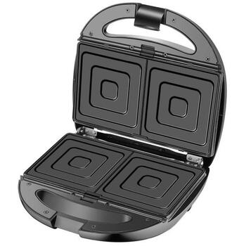 Adler tosteris, CR 3057, 1200 W, 220-240 V, 50 Hz, LED indikatori, melns/sudrabs, nelīpoša pārklājuma (CR 3057)