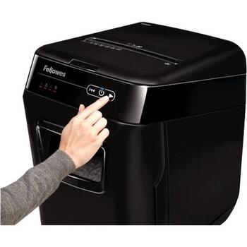 Fellowes Шредер AutoMax 200C 4653601, 200 листов автоматически, 10 листов вручную, 4x38 мм, P-4, Режим сна, Авто-реверс (4653601)