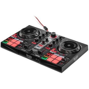 Hercules DJ обучающий комплект MK2 4780949, 2-канальный, USB подключение, колонки, выход для наушников (4780949)