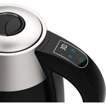 Cecotec Чайник Thermosense 400 VisionLight 1449, 2200Вт, 1.7л, нержавеющая сталь, поворотная база 360°, 7 настроек температуры (1449)
