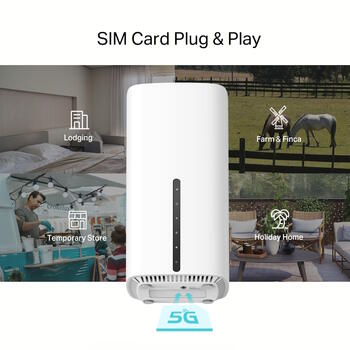 TP-Link Archer NX600 беспроводной маршрутизатор 5G/4G Wi-Fi 6 AX3600 2402 Mbps @ 5 GHz 1148 Mbps @ 2.4 GHz EasyMesh Nano SIM 1× 2.5 Gbps WAN/LAN 2× Gigabit LAN Белый (ARCHER NX600)