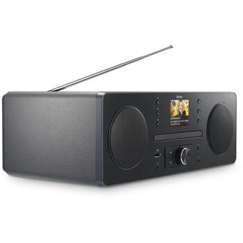 Hama цифровое радио 00054253, DAB+/FM, 10W RMS, 30 ячеек памяти, Bluetooth, USB, AUX, 2,4 дюйма TFT (00054253)