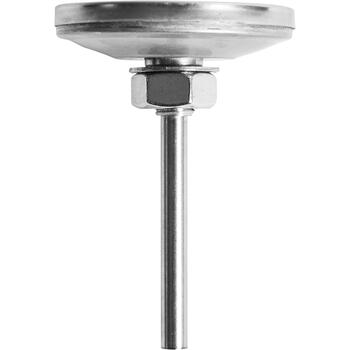 Browin 101200 BBQ termometrs, 0-250°C, 5,2cm, analogais, nerūsējošais tērauds, balts ciparnīca (101200)
