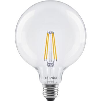 Osram умная LED лампа SMART+ MATTER 4099854529900, 6 Вт, E27, 806 лм, 2700 К, G125, Wi-Fi, регулируемая, Matter (4099854529900)