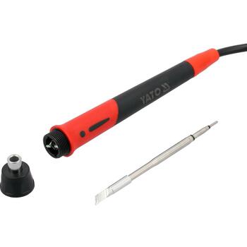 Yato паяльная станция YT-82500, 100W, 18V, 90-500°C, ±2°C, C245, цветной TFT-дисплей, 3 канала памяти, калибровка температуры (YT-82500)