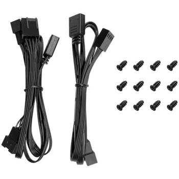 Deepcool Korpusa ventilators FL12 SE 3IN1 R-FL12SE-BKAPN3-G, 120 mm, 50.74 cfm, 28.67 dBA, 3 ventilatori, PWM atbalsts (R-FL12SE-BKAPN3-G)