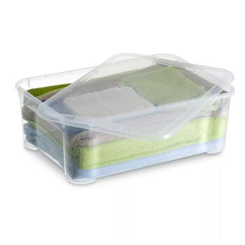 Коробка с крышкой T Box L 32L 39x55,5x19 см прозрачная 0800697001 Curver (0800697001)