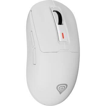 Genesis Zircon 660 PRO игровая мышь, NMG-2194, 26000 DPI, 6 кнопок, оптическая, 2.4 GHz, Bluetooth 5.0, USB, белая (NMG-2194)