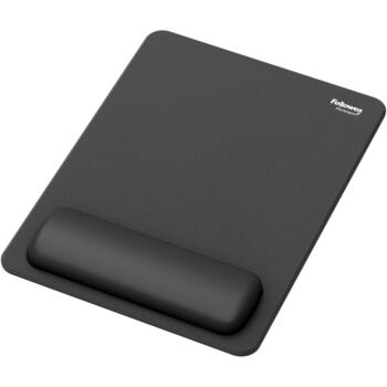 Fellowes Breyta XL peles paliktnis ar plaukstas balstu 100142560, 280x210x17.5mm, ergonomisks, antibakteriāls, melns (100142560)