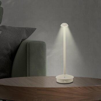 Beper Настольная лампа P207ILI152, 1.5W, серая, LED, 1 лампочка, затемнение, регулировка цветовой температуры (P207ILI152)