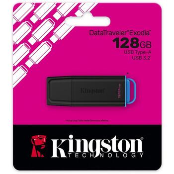 Kingston DataTraveler 128GB USB 3.2 Gen 1 DTXG2/128GB, 128GB, USB Type-A, черный, кольцо для ключей (DTXG2/128GB)