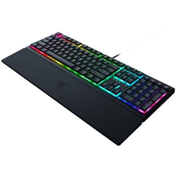 Razer Игровая клавиатура Ornata V3 RZ03-04460100-R3M1, USB, 1000 Гц, Mecha-Membrane, RGB Chroma, раскладка US, черная (RZ03-04460100-R3M1)