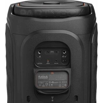 JBL PartyBox 130 портативная музыкальная система JBLPB130BLKEP, 200 Вт RMS, 2x145 мм НЧ-динамик, 2x25 мм ВЧ-динамик, 40 Гц–20 кГц (JBLPB130BLKEP)